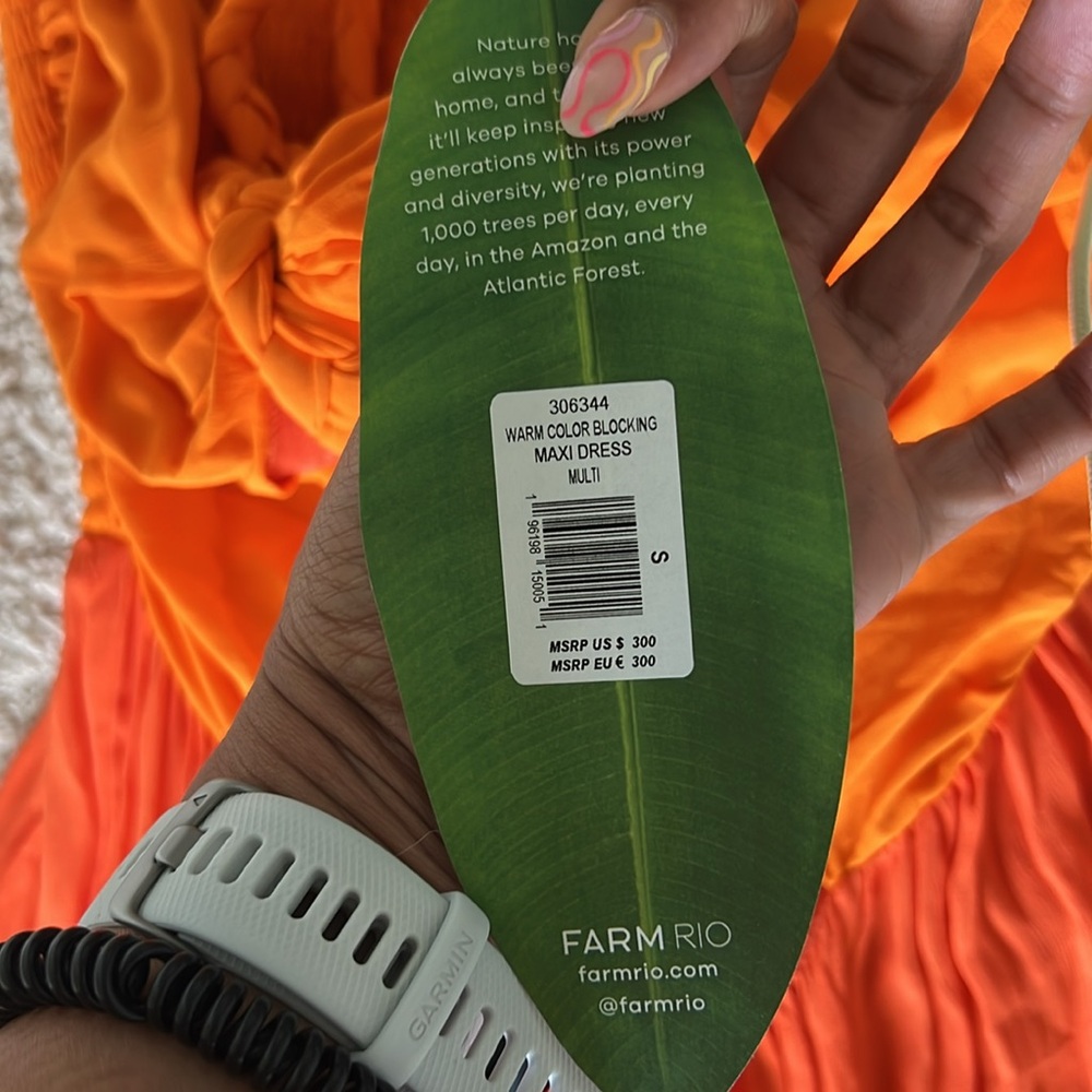 Farm Rio Color Blocking Maxi Dress - Picture 4 of 11
